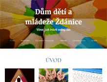 Tablet Screenshot of ddmzdanice.cz
